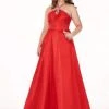 Formal Gowns Rachel Allan Curves - 6682 Crystal Beaded Halter A-line Dress 1 Formal Gowns Rachel Allan Curves - 6682 Crystal Beaded Halter A-line Dress