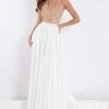 Formal Gowns Rachel Allan Prima Donna - 5013 Plunging Halter Beaded Evening Gown