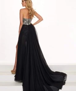 Formal Gowns Rachel Allan Prima Donna - 5064 Beaded Sweetheart Romper With Skirt