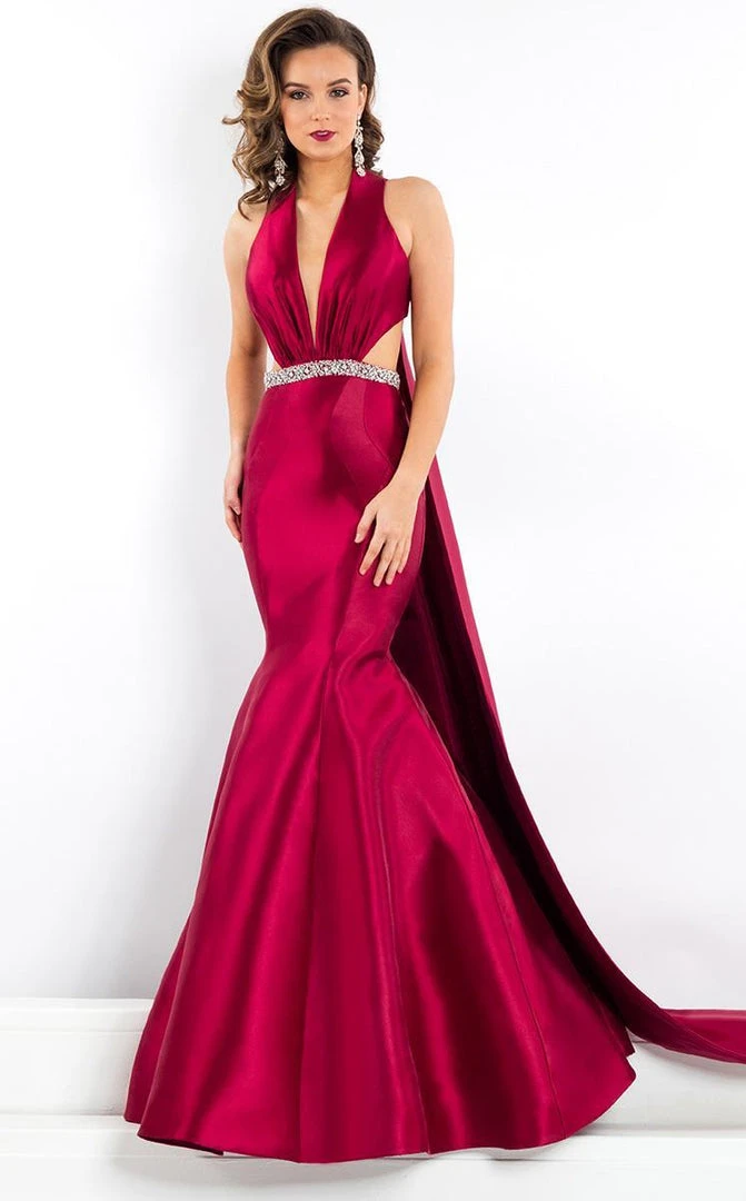 Rachel Allan Prima Donna - 5951 Plunging Cutout Mikado Evening Gown Formal Gowns 3 Rachel Allan Prima Donna - 5951 Plunging Cutout Mikado Evening Gown Formal Gowns