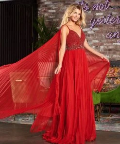 Rachel Allan Primadonna - 5077 Embellished Pleated Chiffon Dress Formal Gowns 5 Rachel Allan Primadonna - 5077 Embellished Pleated Chiffon Dress Formal Gowns