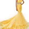 Rachel Allan Primadonna - 5108 V-Neckline Embellished Mermaid Dress Formal Gowns