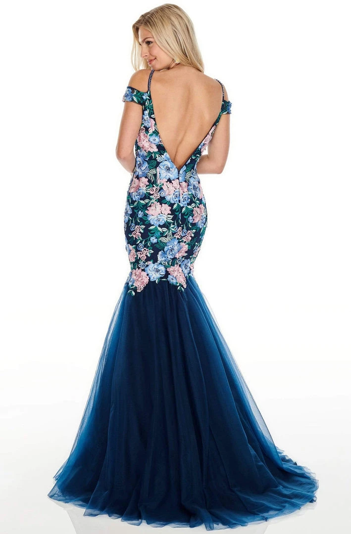 Rachel Allan Prom - 7001 Embroidered Off-Shoulder Mermaid Dress 4 Rachel Allan Prom - 7001 Embroidered Off-Shoulder Mermaid Dress