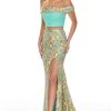 Rachel Allan Prom - 7101 Two-Piece Off-Shoulder Sequined Sheath Dress
