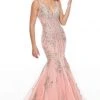 Rachel Allan Prom - 7103 Beaded V-Neck Mermaid Dress