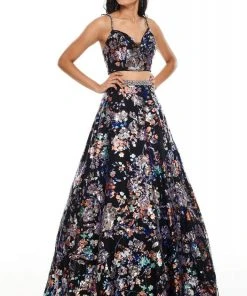 Formal Gowns Rachel Allan Prom - 7127 Sweetheart Embellished A-Line Dress