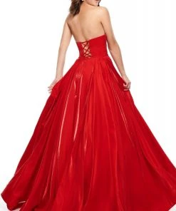 Formal Gowns Rachel Allan Prom - 7139 Strapless Sweetheart Cutout Bodice Long Gown
