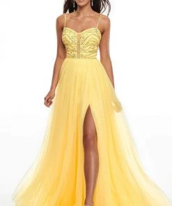 Rachel Allan Prom - 7152 Beaded Sweetheart A-Line Gown Formal Gowns