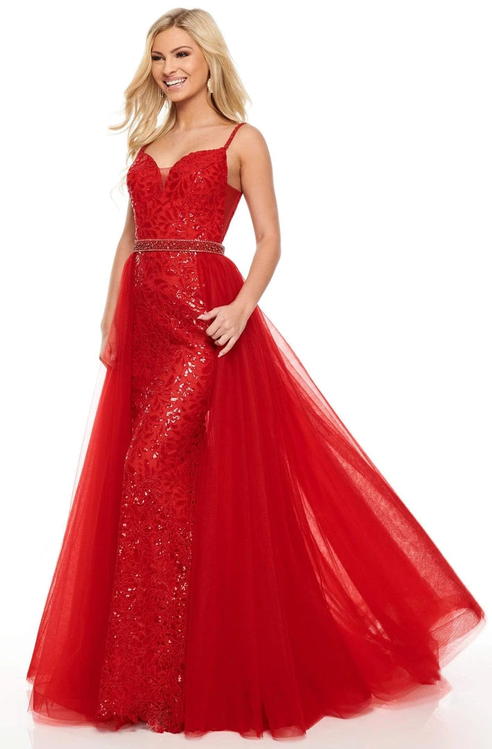 Formal Gowns Rachel Allan Prom - 7162 Sweetheart Sequin And Lace A-Line Dress 3 Formal Gowns Rachel Allan Prom - 7162 Sweetheart Sequin And Lace A-Line Dress