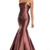 Rachel Allan Prom - 7176 Seamed Strapless Mermaid Gown Formal Gowns
