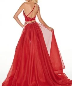 Plus Size Dresses Rachel Allan Prom - 7204 Two Piece Beaded Jumpsuit With Overlay 6 Plus Size Dresses Rachel Allan Prom - 7204 Two Piece Beaded Jumpsuit With Overlay