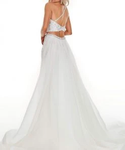 Plus Size Dresses Rachel Allan Prom - 7204 Two Piece Beaded Jumpsuit With Overlay 7 Plus Size Dresses Rachel Allan Prom - 7204 Two Piece Beaded Jumpsuit With Overlay