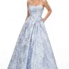 Rachel Allan Prom - Strapless Metallic Ballgown 7104 - 1 Pc Periwinkle In Size 06 Available Formal Gowns 1 Rachel Allan Prom - Strapless Metallic Ballgown 7104 - 1 Pc Periwinkle In Size 06 Available Formal Gowns