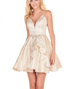 Cocktail Dresses Rachel Allan Shorts - 4070 Sweetheart Ruffle A-Line Short Dress 8 Cocktail Dresses Rachel Allan Shorts - 4070 Sweetheart Ruffle A-Line Short Dress