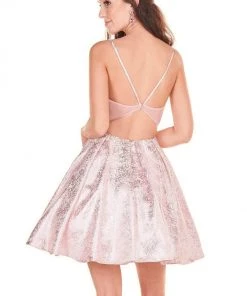 Cocktail Dresses Rachel Allan Shorts - 4070 Sweetheart Ruffle A-Line Short Dress