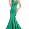 Formal Gowns Rachel Allan Shorts - 4156 Seamed Scoop Mermaid Gown 2 Formal Gowns Rachel Allan Shorts - 4156 Seamed Scoop Mermaid Gown
