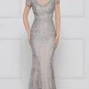 Rina Di Montella - Lace Applique Trumpet Evening Dress RD2657