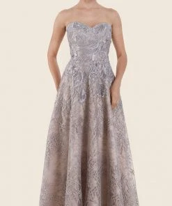 Formal Gowns Rina Di Montella - RD2618 Strapless Lace Sweetheart Ballgown
