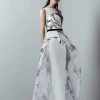 Saiid Kobeisy - 3355 Sequined Asymmetrical Peplum Gown Formal Gowns 1 Saiid Kobeisy - 3355 Sequined Asymmetrical Peplum Gown Formal Gowns