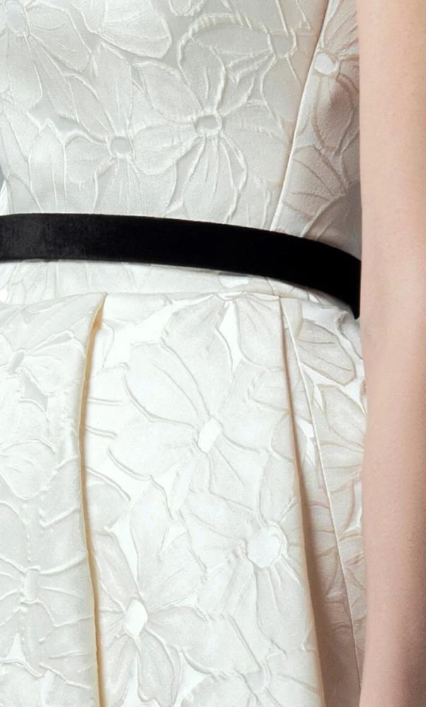 Saiid Kobeisy - 3357 Floral Brocade High Low Gown Formal Gowns 5 Saiid Kobeisy - 3357 Floral Brocade High Low Gown Formal Gowns