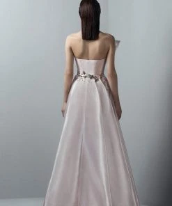 Formal Gowns Saiid Kobeisy - 3365 Strapless Straight Across A-line Dress 5 Formal Gowns Saiid Kobeisy - 3365 Strapless Straight Across A-line Dress