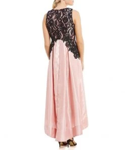 Formal Gowns Sangria - SAFC1152 Lace Jewel A-line Dress
