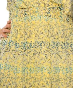 Plus Size Dresses Shelby & Palmer - M565 Floral Printed Full Length Dress