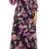 Shelby & Palmer - M567 Ruffled V-Neck A-Line Dress Plus Size Dresses