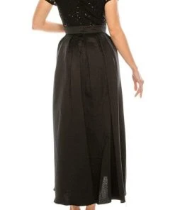 SLNY - 9119171 Short Sleeve Lace Tea Length 6 SLNY - 9119171 Short Sleeve Lace Tea Length