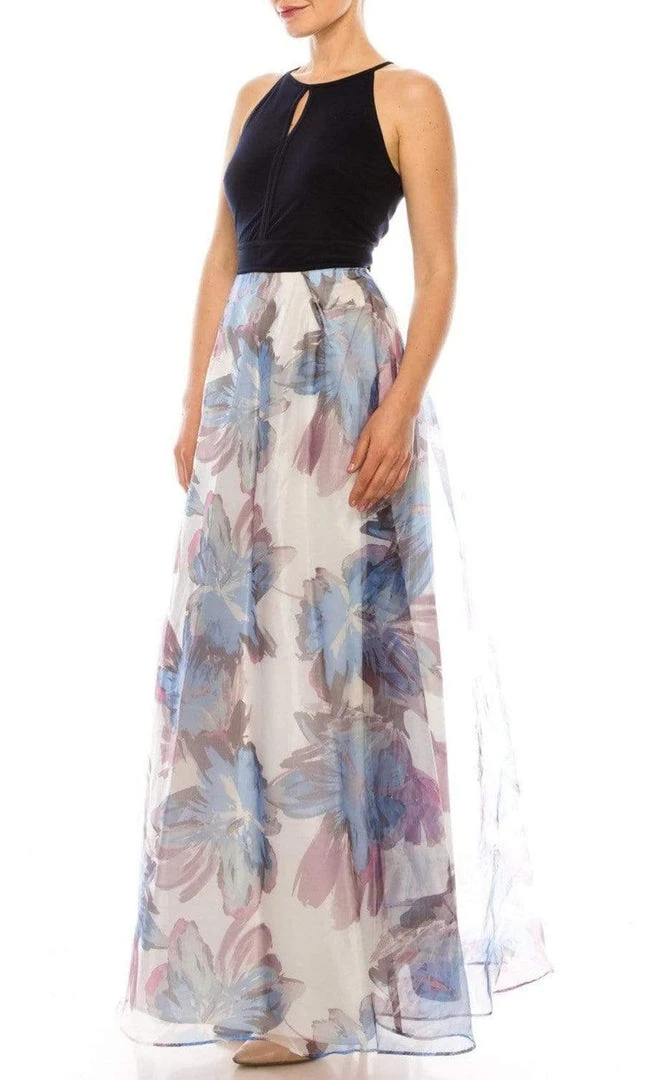 Plus Size Dresses SLNY - 9141196 Keyhole Halter Floral A-Line Dress 5 Plus Size Dresses SLNY - 9141196 Keyhole Halter Floral A-Line Dress