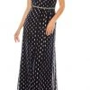 Formal Gowns SLNY - 9179142 Halter Neck Polka Dotted Dress 2 Formal Gowns SLNY - 9179142 Halter Neck Polka Dotted Dress