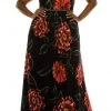 SLNY - 9471488 Floral Bateau Evening Dress 2 SLNY - 9471488 Floral Bateau Evening Dress