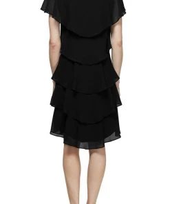 Plus Size Dresses SLNY - V Neck Tiered Flounce Chiffon Dress 1175251 - 1 Pc Cobalt In Size 10 Available 7 Plus Size Dresses SLNY - V Neck Tiered Flounce Chiffon Dress 1175251 - 1 Pc Cobalt In Size 10 Available