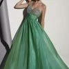 Studio 17 - 12437 One Shoulder Bejeweled Empire Dress Formal Gowns