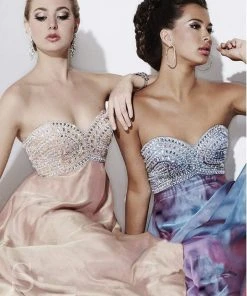 Studio 17 - 12497 Embellished Sweetheart Bandeau Empire Gown Formal Gowns