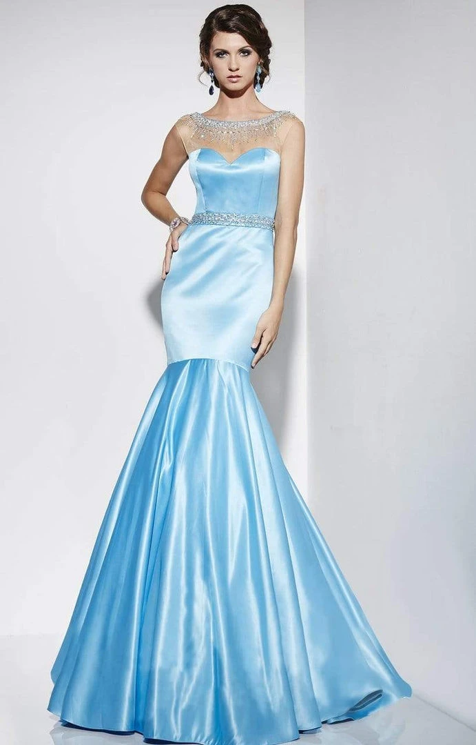 Formal Gowns Studio 17 - 12542 Illusion Bateau Mermaid Dress 3 Formal Gowns Studio 17 - 12542 Illusion Bateau Mermaid Dress
