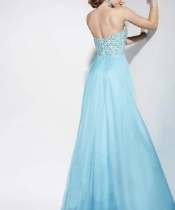 Studio 17 - 12543 Beaded Chiffon A-line Dress Formal Gowns