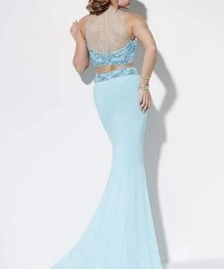 Studio 17 - 12564 Two Piece Beaded Trumpet Gown 5 Studio 17 - 12564 Two Piece Beaded Trumpet Gown