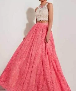 Formal Gowns Studio 17 - 12617 Amazing Two Piece Lace Dress