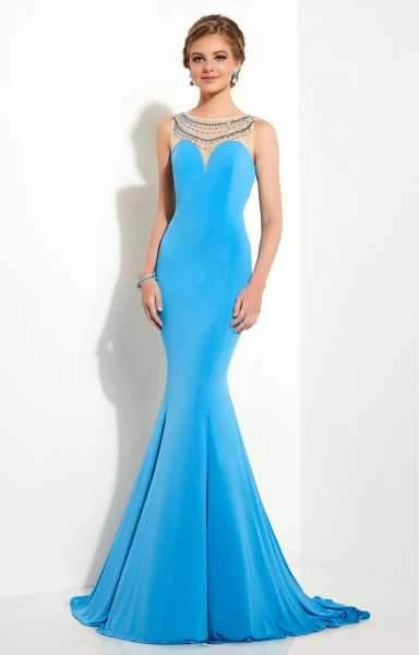 Formal Gowns Studio 17 - 12618 Elegant Beaded And Embellished Illusion Bateau Jersey Gown 3 Formal Gowns Studio 17 - 12618 Elegant Beaded And Embellished Illusion Bateau Jersey Gown