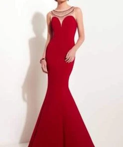 Formal Gowns Studio 17 - 12618 Elegant Beaded And Embellished Illusion Bateau Jersey Gown 7 Formal Gowns Studio 17 - 12618 Elegant Beaded And Embellished Illusion Bateau Jersey Gown