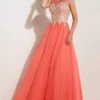 Formal Gowns Studio 17 - 12623 Charismatic Embroidered Illusion Jewel Chiffon A-Line Gown