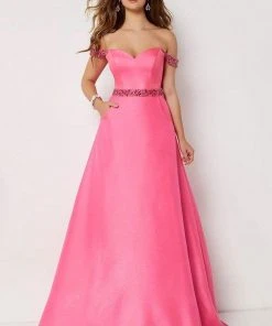 Formal Gowns Studio 17 - 12660 Rhinestone Accented Sweetheart A-line Dress