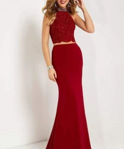 Studio 17 - 12663 Two Piece Beaded Lace Jersey Dress 7 Studio 17 - 12663 Two Piece Beaded Lace Jersey Dress