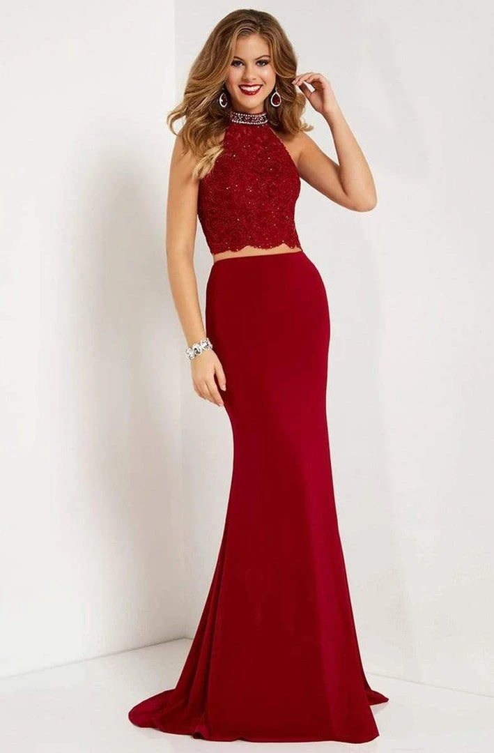 Studio 17 - 12663 Two Piece Beaded Lace Jersey Dress 5 Studio 17 - 12663 Two Piece Beaded Lace Jersey Dress