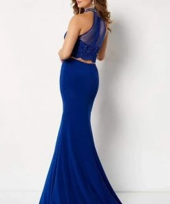 Studio 17 - 12663 Two Piece Beaded Lace Jersey Dress 6 Studio 17 - 12663 Two Piece Beaded Lace Jersey Dress