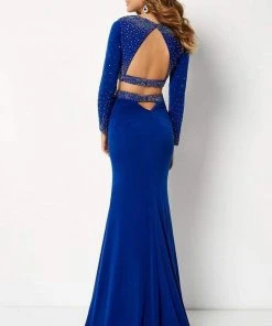 Formal Gowns Studio 17 - 12665 Two-Piece Jewel Ornate Long Sleeve Gown