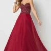 Studio 17 - 12688 Strapless Beaded Sweetheart Chiffon Dress