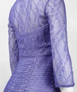 Cocktail Dresses Sue Wong Bateau Lace Column Dress N5161