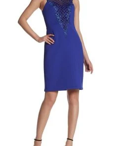 Sue Wong - Embroidered Illusion Bateau Dress N5345NM 7 Sue Wong - Embroidered Illusion Bateau Dress N5345NM